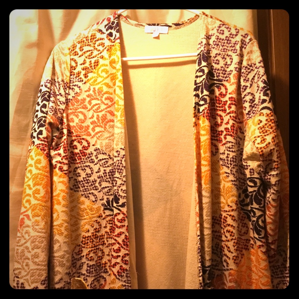 🦄UNICORN NWOT Fall color Jacquard Sarah!